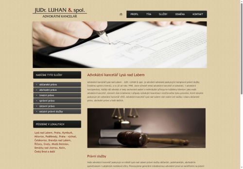 Zobrazit webové stránky Advokátní kancelář JUDr. Luhan & spol.