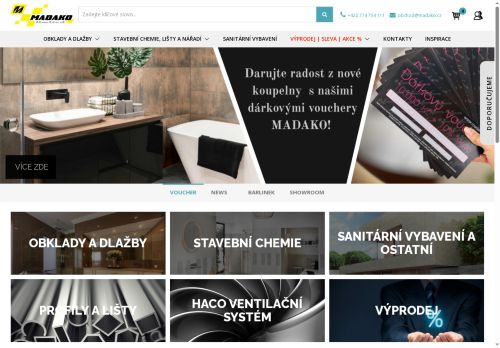 Zobrazit webové stránky MADAKO koupelny