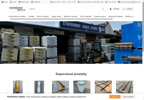 Zobrazit webové stránky Stavebniny Lysá