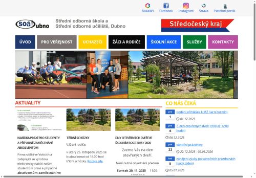 Střední odborná škola a Střední odborné učiliště, Dubno nabízí práci na pozici Uklízeč, uklízečka v obci Dubno