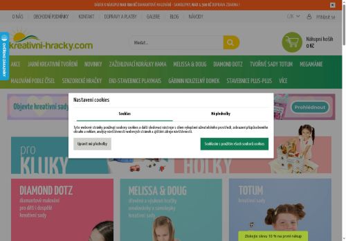 Zobrazit webové stránky Kreativni-hracky.com
