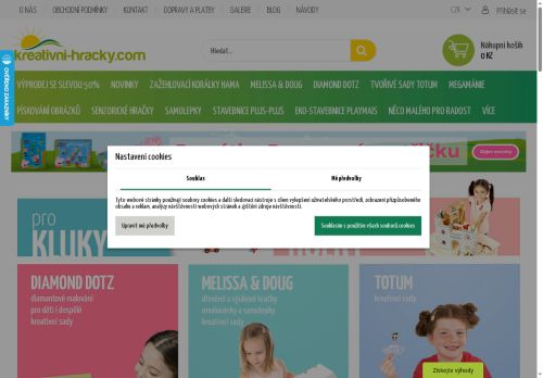 Zobrazit webové stránky Kreativni-hracky.com