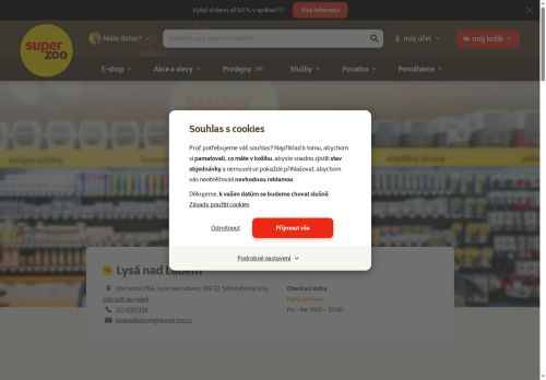 Zobrazit webové stránky Super zoo