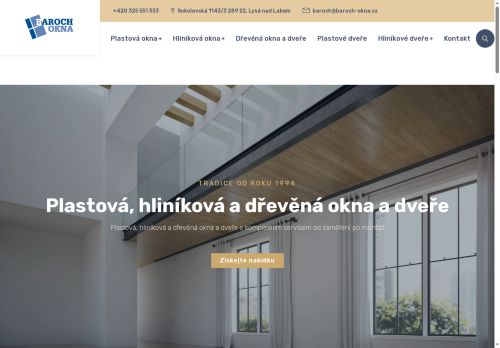 Zobrazit webové stránky Baroch okna, s.r.o.