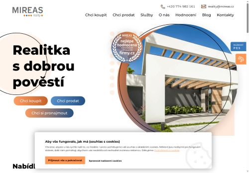 Zobrazit webové stránky MIREAS reality