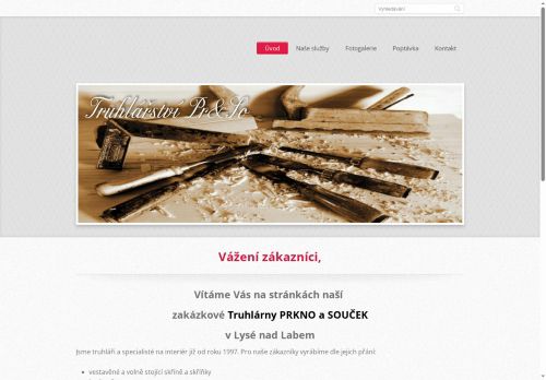 Zobrazit webové stránky Truhlářství Prkno a Souček