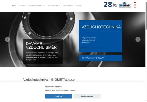GIOMETAL s.r.o. nabízí práci na pozici Skladník v obci Brno