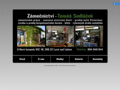 Zámečnictví - Tomáš Sedláček