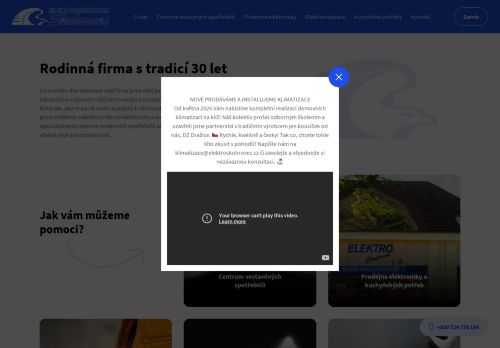 Zobrazit webové stránky ELEKTROCENTRUM Skuhrovec, s.r.o.