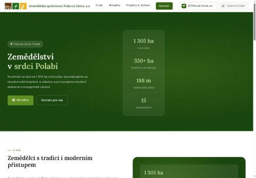 Zemědělská společnost Písková Lhota a.s. nabízí práci na pozici HOSPODÁŘ/KA  AREÁLU v obci Písková Lhota