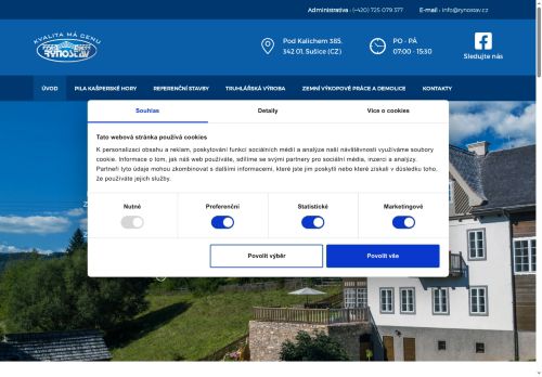 RYNOSTAV s.r.o. nabízí práci na pozici ZEDNÍCI v obci Sušice
