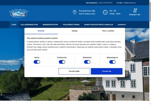 RYNOSTAV s.r.o. nabízí práci na pozici ZEDNÍCI v obci Sušice