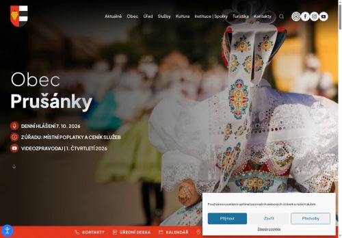 Zobrazit webové stránky Obecní úřad Prušánky
