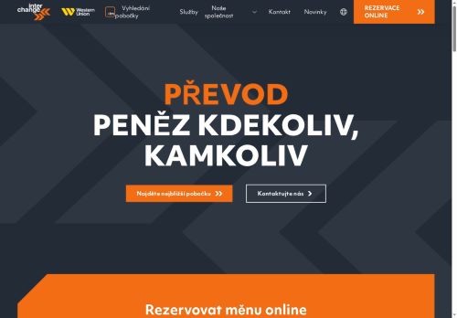 Webové stránky Global Travel, spol. s r.o., Praha