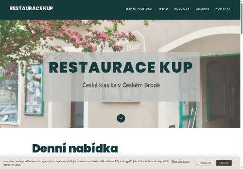 Zobrazit webové stránky Restaurace Kup