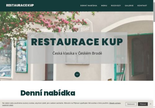 Zobrazit webové stránky Restaurace Kup
