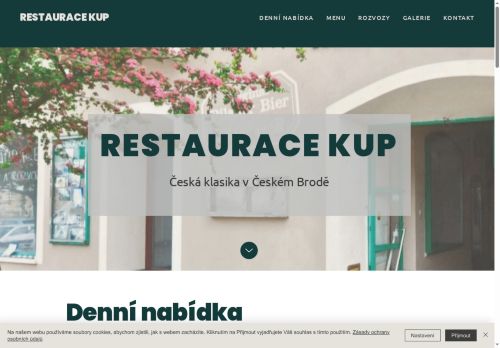 Zobrazit webové stránky Restaurace Kup