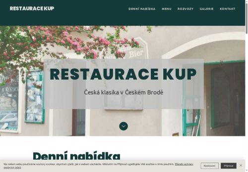 Zobrazit webové stránky Restaurace Kup