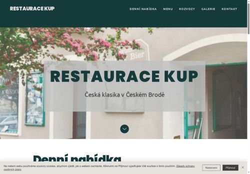 Zobrazit webové stránky Restaurace Kup