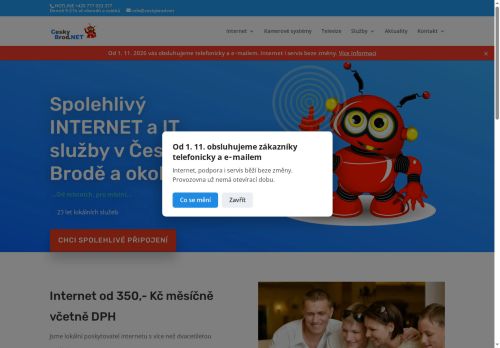 Zobrazit webové stránky MCS-NET Český Brod