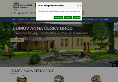 Zobrazit webové stránky Domov Anna Český Brod