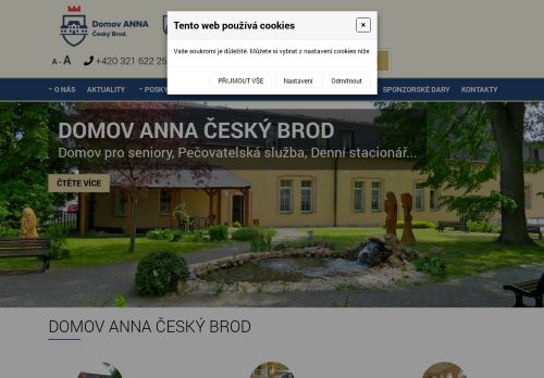 Zobrazit webové stránky Domov Anna Český Brod