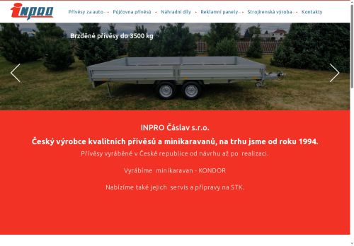 INPRO Čáslav s.r.o. nabízí práci na pozici Zámečník/svářeč M/Ž v obci Čáslav