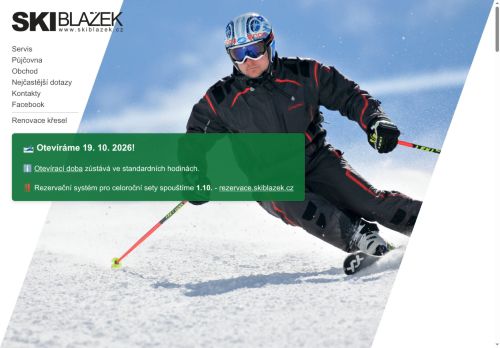 Zobrazit webové stránky Ski Blažek