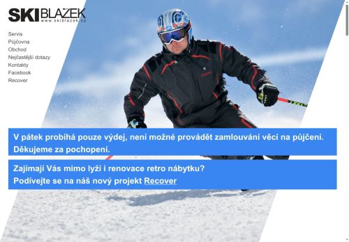 Zobrazit webové stránky Ski Blažek