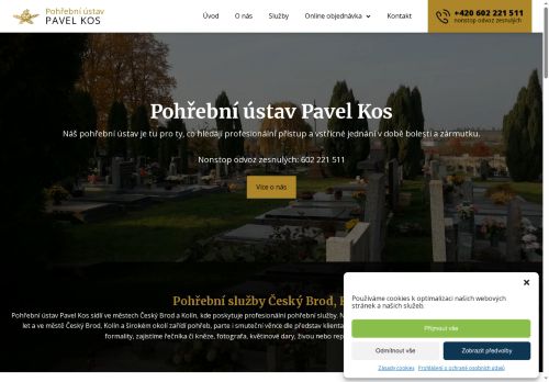 Zobrazit webové stránky Pohřební ústav Pavel Kos