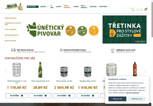 Zobrazit webové stránky Sklad nápojů Petr Marek