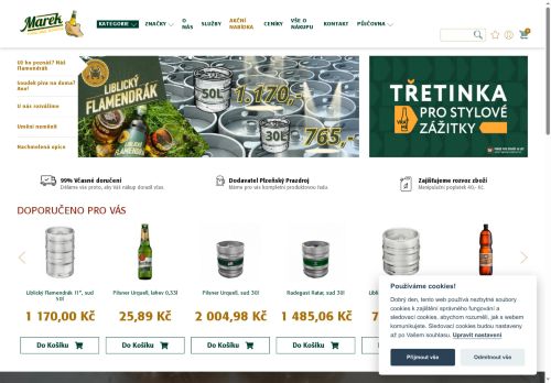 Zobrazit webové stránky Sklad nápojů Petr Marek