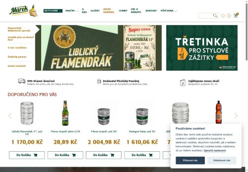 Zobrazit webové stránky Sklad nápojů Petr Marek