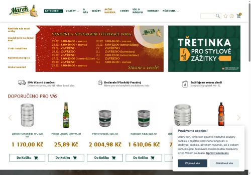 Zobrazit webové stránky Sklad nápojů Petr Marek