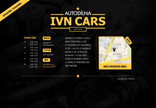 Zobrazit webové stránky Autodílna IVN Cars