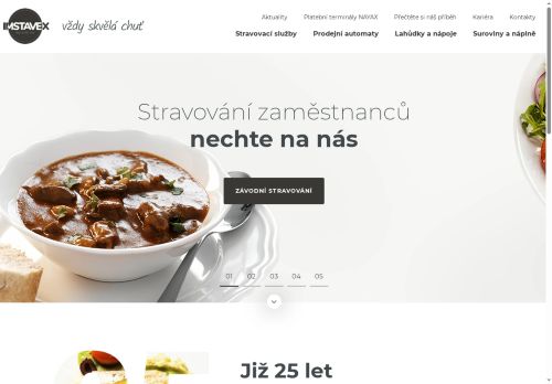 Webové stránky IMSTAVEX s.r.o., Město Touškov