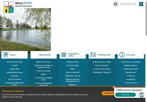 Zobrazit webové stránky Městský úřad Pečky