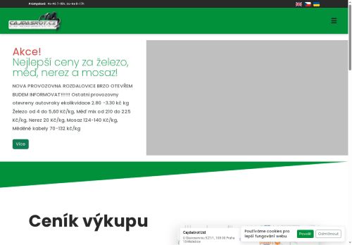 Zobrazit webové stránky Cajdašrot s.r.o.