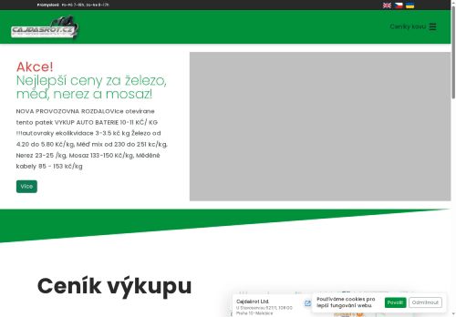 Zobrazit webové stránky Cajdašrot s.r.o.