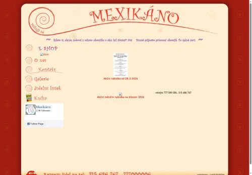 Zobrazit webové stránky Mexikano Restaurant