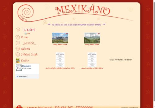Zobrazit webové stránky Mexikano Restaurant