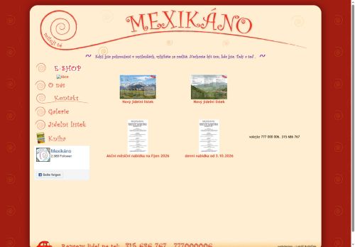 Zobrazit webové stránky Mexikano Restaurant