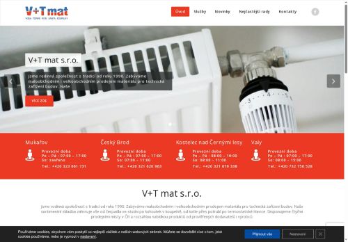 Zobrazit webové stránky V+T mat