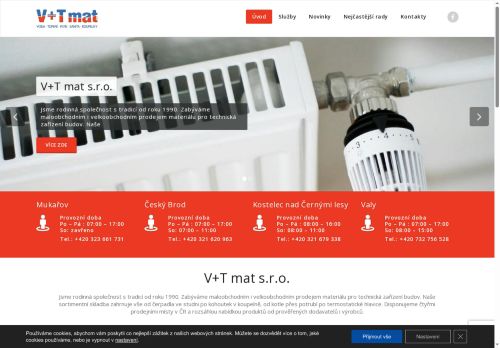 Zobrazit webové stránky V+T mat