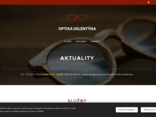 Oční optika Valentýna