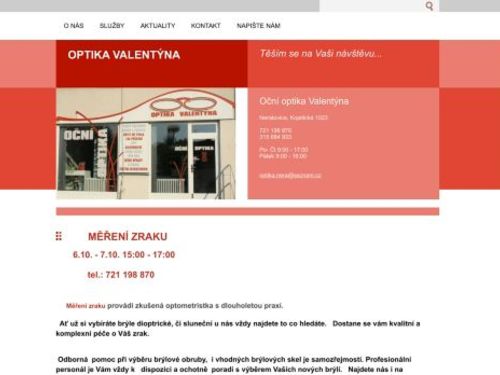 Oční optika Valentýna