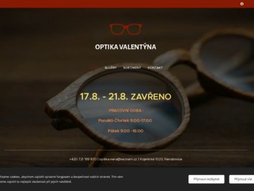 Oční optika Valentýna