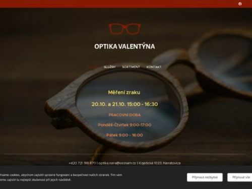 Oční optika Valentýna