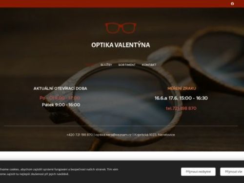 Oční optika Valentýna