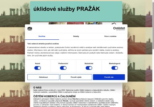 Zobrazit webové stránky Úklidové služby Pražák